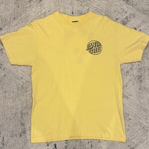 Santa Cruz Skateboards Sunny Yellow Tee